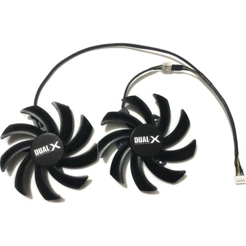 85MM Diamter 40mm Mounting Holes Pitch ZOGIS GTX1070 GPU VGA Card Cooler Fan For GTX1070 8GB GDDR5 TWIN VORTEX Cards Cooling