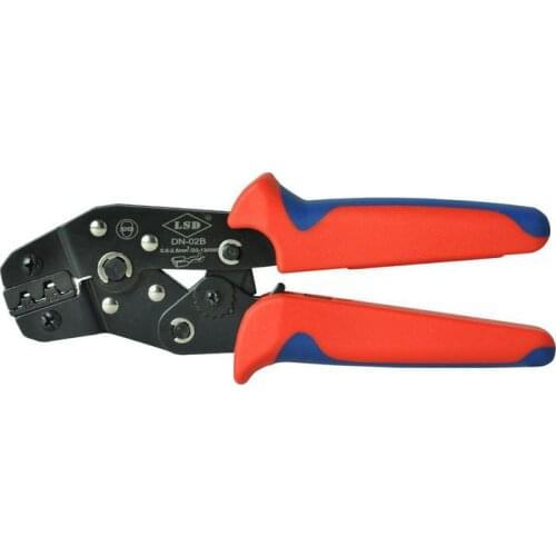 Casing tip pliers for 0.5-2.5mm2 20-13AWG DN-02B Crimping Hand Tools with ratchet means crimper