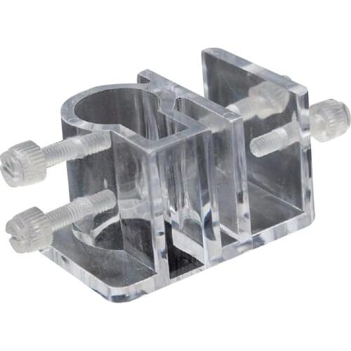 Feeder Tube Transparent Acrylic Fixing Clip Specific Feeder Pipe Holder Water Pipe Clamp Filter Holder Fish Tank Fixed Clip Tool