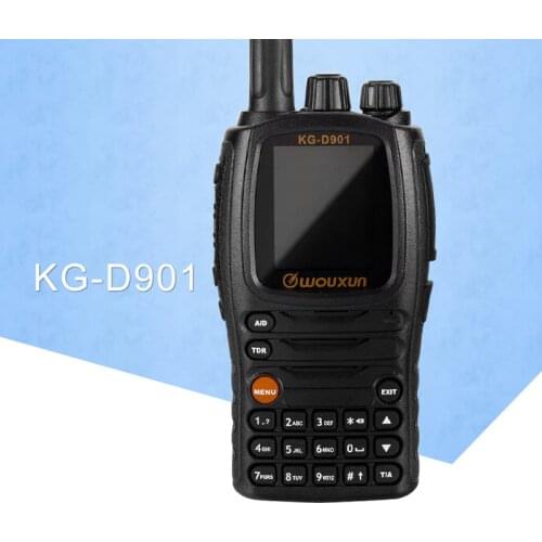 Walkie Talkie Wouxun KG-D901 UHF 400-470MHz DMR Digital Two Way Radio 1000 Channels 2000mAh 4W Transceiver