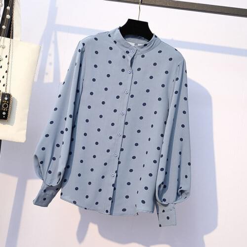 Skyenunim Polka Dot Blouses