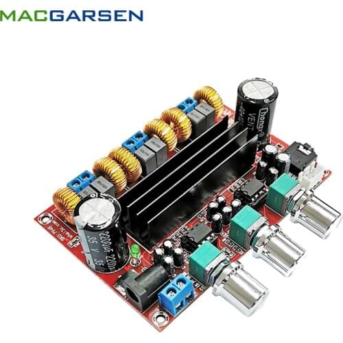 TPA3116D2 Power Stereo Amplifier Board Audio Class D Amplificador Home Theater 2.1 Car Amplifiers Diy Hifi Amp Module 50W*2+100W