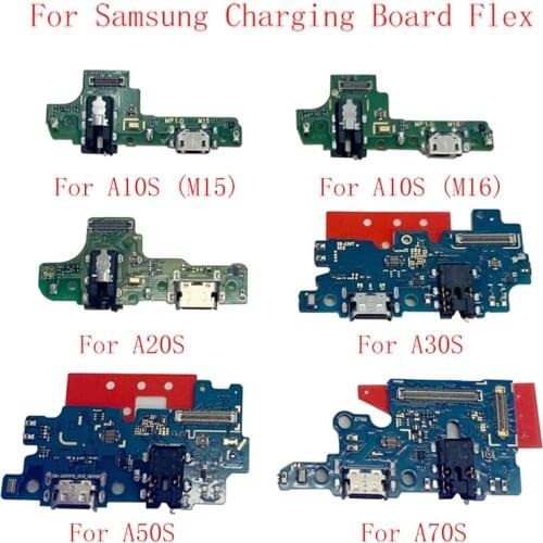 USB Charging Dock Port Connector Board Flex Cable For Samsung A10S 107F A20S A207F A30S A307F A50S A507F A70S Replacement Part
