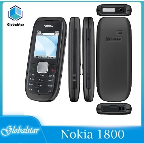 Nokia 1800 refurbished mobile phones Original Unlocked 1800 Original Nokia 1800 2G GSM Unlocked Cheap Used Celluar Phone Feature