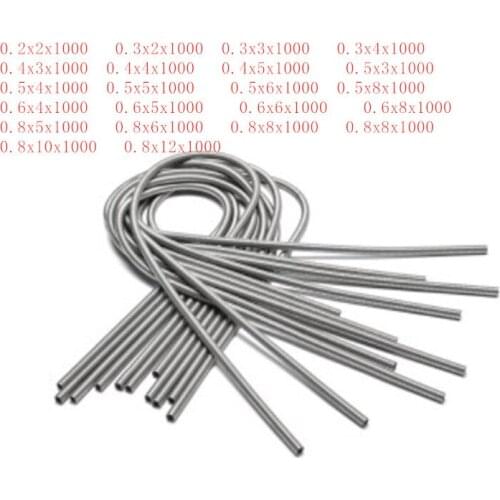 1pc 0.2mm 0.3mm 0.4mm 0.5mm 0.6mm 0.8mm Stainless Steel Super Long Tension Spring Extension Spring Wire Diameter Length1000mm
