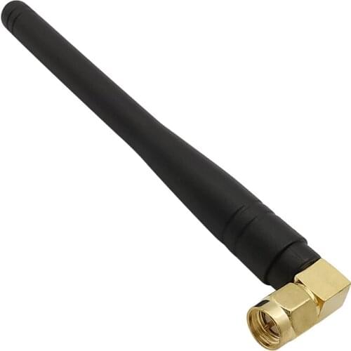 1Pcs Length 50mm Right Angle SMA Male Plug 433 MHz Wireless Radio Aerial Antenna