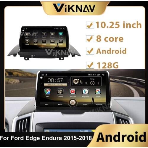 2 Din Android Car radio for Ford Edge Endura 2015 2016 2017 2018 car stereo receiver GPS navi DVD multimedia player head unit
