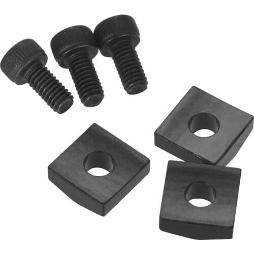 3pcs Electric Guitar Tremolo Bridge String Locks Strings Locking System Metal Nut Block & Clamp Hex Screws Guitar Accessories