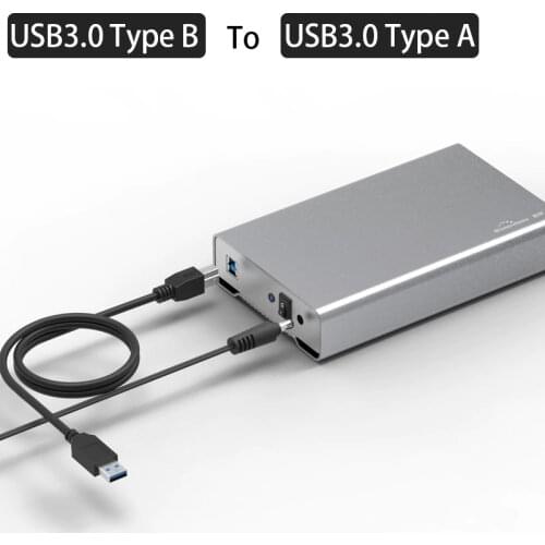 Blueendless3.5 inch HDD Enclosure USB 3.0 Port External Case For SATA Hard Disk Full Aluminum Type C or USB A External Enclosure