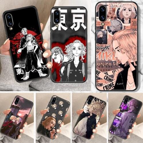 Mikey Tokyo Revengers Phone Case For Huawei Honor 6A 7A 7C 8A 8X 8 9 9X 10 10i 20 Lite Pro black trend shell painting coque soft