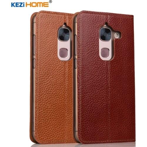 Letv LeEco Le max 2 case KEZiHOME Litchi Genuine Leather Flip Stand Leather Cover capa For Letv max 2 X829 Phone cases coque