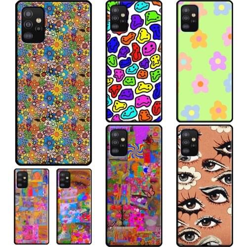 Psychedelic Indie Aesthetic Case For Samsung A72 A52 A42 A32 A12 A20e A21S A02S A10 A40 A50 A70 A51 A71 A31 A41 Cover