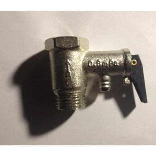 Water heater parts safety valve reversing valve releasing pressure valve 0.8Mpa