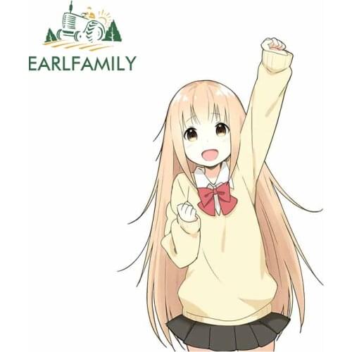 EARLFAMILY 13cm x 8.8cm Occlusion Scratch Car Assessoires for Miyano Yay Car Sticker Personality Decal Motorcycle RV Decoration