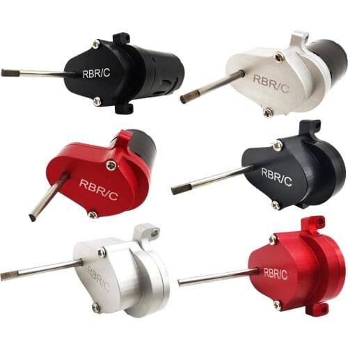 Transmission Box with 370 Brushed Motor for 1/10 RC Crawler Truck Car WPL D12 Parts