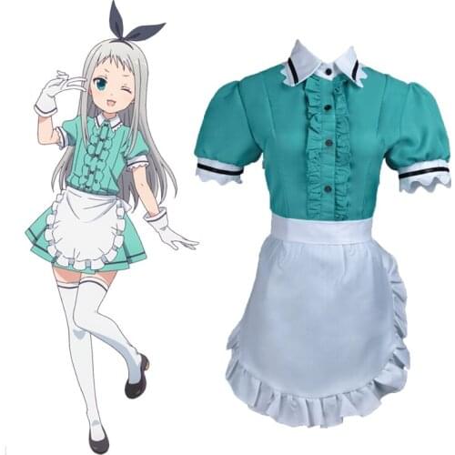 Japanese Anime Hideri Kanzaki Blend S Lolita Dress For Gilrs Maid Uniform Maika Sakuranomiya Cosplay Halloween Costumes