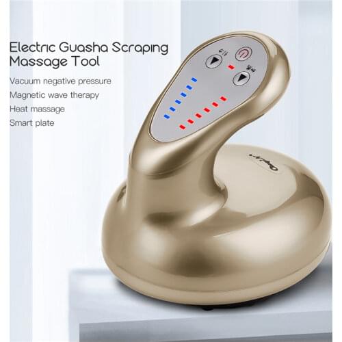 Rechargeable Hot Compress Guasha Massager Electric Heated Scraping Tool Vacuum Negative Pressure Detoxification Slim Massager 31