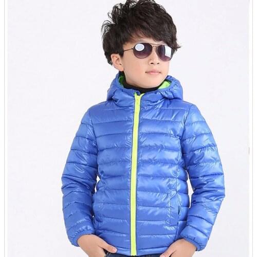 Childrens New Outerwear Boy And Girl Winter Warm Hooded Coat Kid Cotton Padded Clothes Baby Down Jacket Infant Wear 5-11 Years