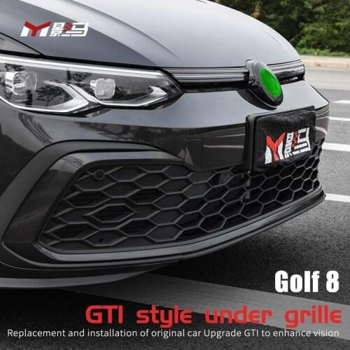 For Volkswagen Golf 8 Generation Upgrade Specially modified GTI lower grille front the front bar decorative accessories