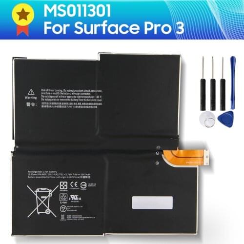 Original Replacement Battery G3HTA005H G3HTA009H for Microsoft Surface Pro 3 Pro3 42.2wh with Tools 7.6V 5547mAh