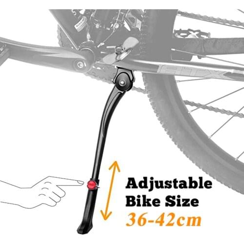 Parking Support Stand Mtb Road Bicycle Side Aluminum Alloy Adjustable Kickstand Biking Portable Dustproof Cycling Parts