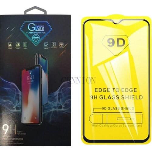 9D 9H Full Glue Tempered Glass Screen Protector for iPhone 12 mini 5.4 pro 6.1 pro max 6.7 inch XR XS 100 with retail packaging