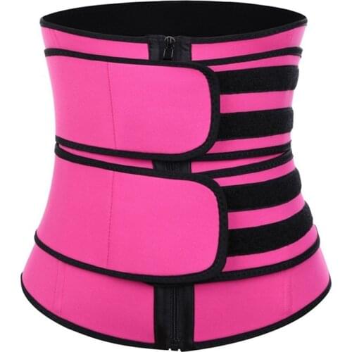 Women Casual Two Layer Sports Belts Tummy Belts Double waist bandage