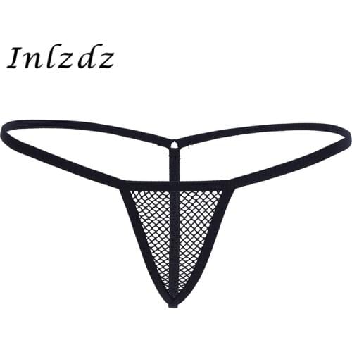 Womens Lingerie Bikini Underwear for Sex Mesh Transparent G-string Thong Briefs See Through Underpant Female Sexy Briefs Panties