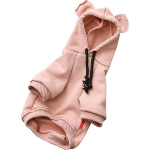 Winter Dog Hoodie Sweatshirt Puppy Dog Clothes Yorkie Poodle Pomeranian Schnauzer Pug French Bulldog Welsh Corgi Dog Coat Outfit