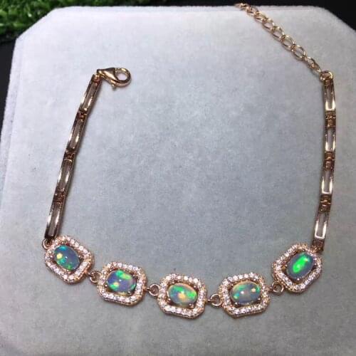 100% NATURAL ETHIOPIAN WELO FIRE OPAL Bracelet CABOCHON 1 piece