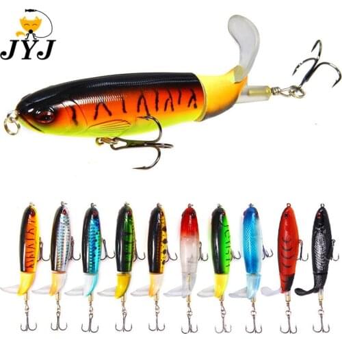 13g/15g/35g floating minnow popper pencil lure baits, surface trolling topwater propeller hard swimbait wobblers fishing tackle
