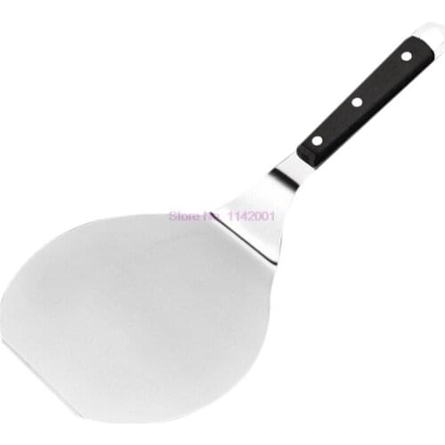 20Pcs/Lot Non Stick Pastry Stainless Steel Kitchen Lifter Round Spatula Pizza Peel Paddle Hanging Hole Baking Tool Cake Shovel
