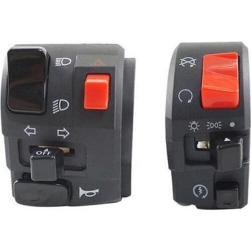 7/8" 22mm Motorcycle Switches Motorbike Horn Button Turn Signal Electric Fog Lamp Light Start Handlebar Controller Switch