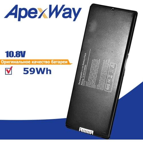 Apexway A1185 Laptop Battery for Macbook 13" MAC A1181 MA566FE/A MB881LL/A Black 59Wh