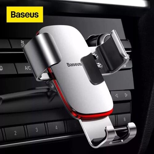 Baseus CD Slot Car Phone Holder for iPhone Xr 8 7 Plus Phone Holder Stand in Car For Xiaomi Redmi Note 7 Car Smartphone Support