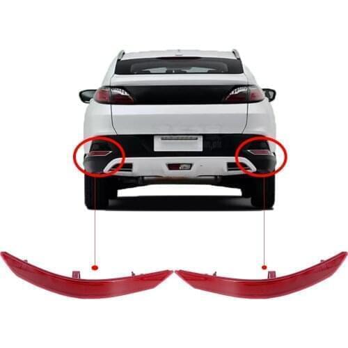 Car rear bumper Tail Brake Reflector Lights For Venucia T90 Reflector False Light Decorative lights