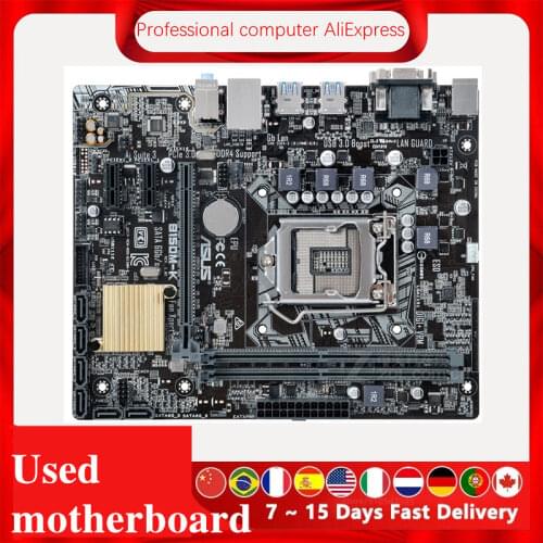 For Asus B150M-K Original Used Desktop Intel B150 B150M DDR4 Motherboard LGA 1151 i7/i5/i3 USB3.0 SATA3