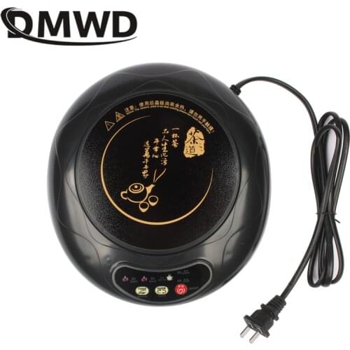 DMWD Mini Electric induction cooker hot pot fast heating milk water coffee heating stove teapot noodle boiler travel cooker 220V