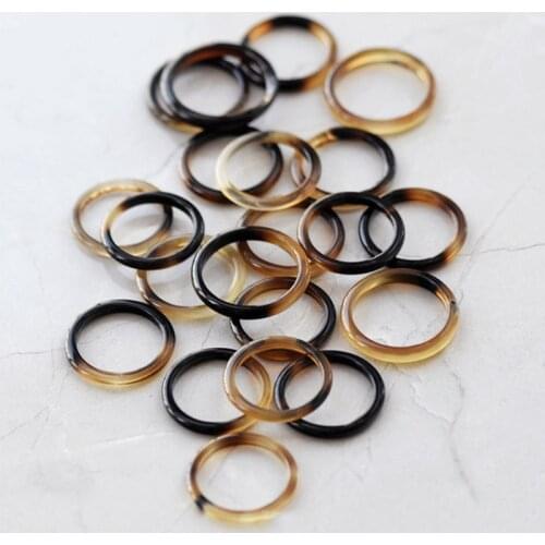 2mm jade agate rings Simple Fashion Natural stone joint rings unisex vintage women fashion couple jewelry holiday gift crafts