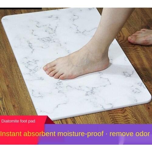 Natural Diatom Mud Foot Mat Bathroom Anti-slip Mat Bathroom Absorbent Mats Bathroom Door Mat Diatomite Absorbent Pad 40*30