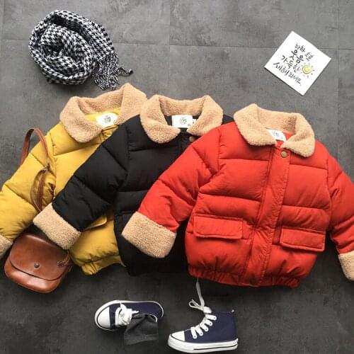 2019 fashion boys winter jackets childrens wear jackets childrens garments coats baby boy clothes Cotton coats 2-6years