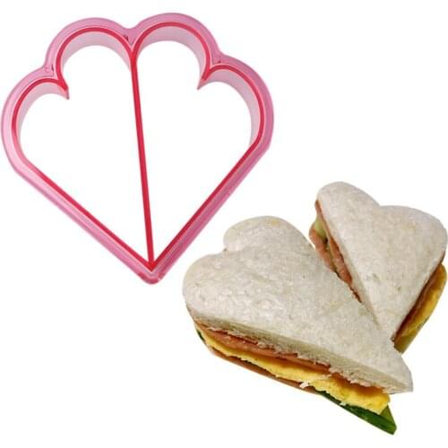 Love Heart Shaped Sandwich Cutter Cake Mould Bread Toast Making Mold Toast Cutter Sandwiches Maker Cooks Offers Sandwich Mould