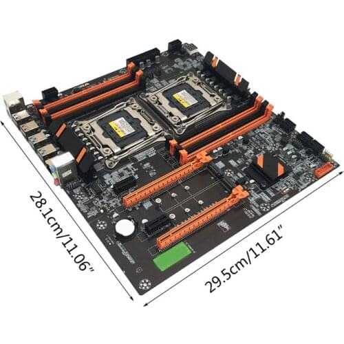2021 New X99 Dual Server Computer Motherboard LGA2011-3 CPU DDR4 Memory Game Mainboard