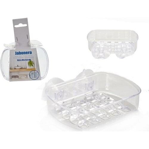 Soap dish Transparent (10,5 x 3,5 x 13,5 cm)