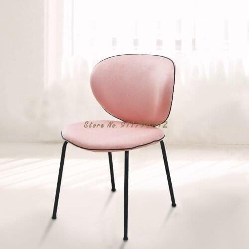 Dining chair home Nordic light luxury simple modern dressing chair backrest bedroom desk chair makeup chair