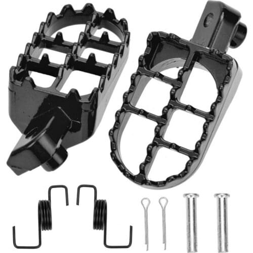 Durable Footrest Foot Pegs Pedals for Yamaha PW50/80 TW200 CRF50/70 Kids Dirt Bikes Motorcycle Foot Rests