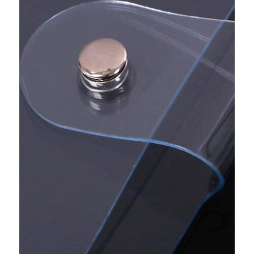 Transparent Color Plastic Clip File Folder A4 Notebook Loose School Office