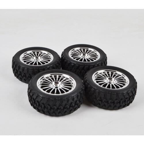 1/10 RC On-road Rally Car Rubber Tires for Kyosho Tamiya M05 M06 HSP HPI