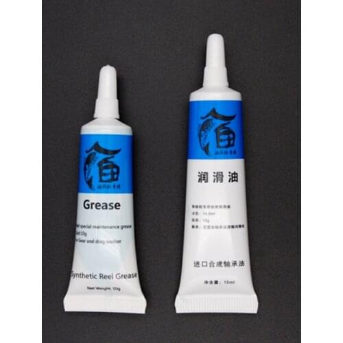 2Pcs Fish Wheel Bearing Lubricant Fishing Reels Oil Lubricant Grease for Universal Reel &T8