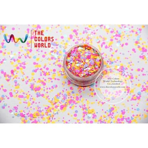 RFI321-325 Mix size Mix Colors round dot shape for Nail Art and DIY supplies